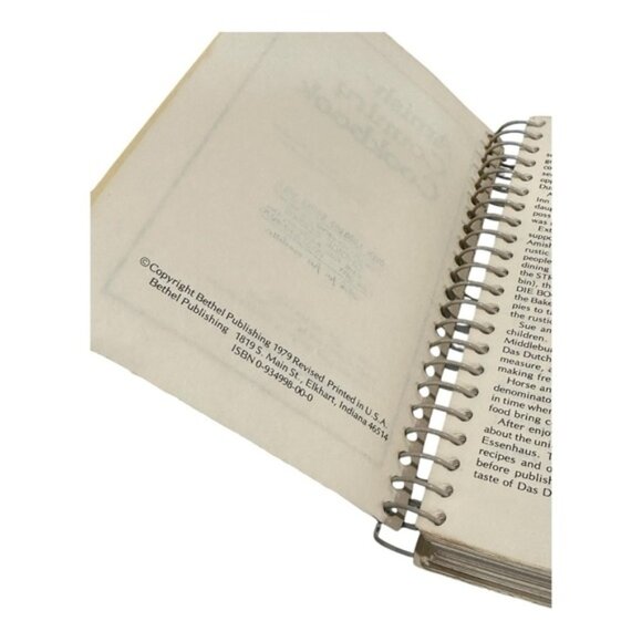 Amish Country Cookbook Volume I Das Dutchman Essenhaus Spiral Bound - Picture 7 of 9